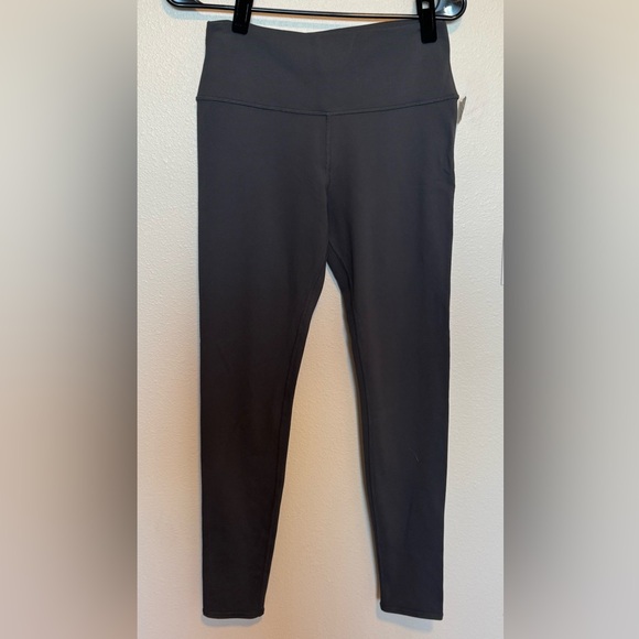 ALO Yoga Pants - ALO Yoga Airbrushed Full Length Gray Leggings